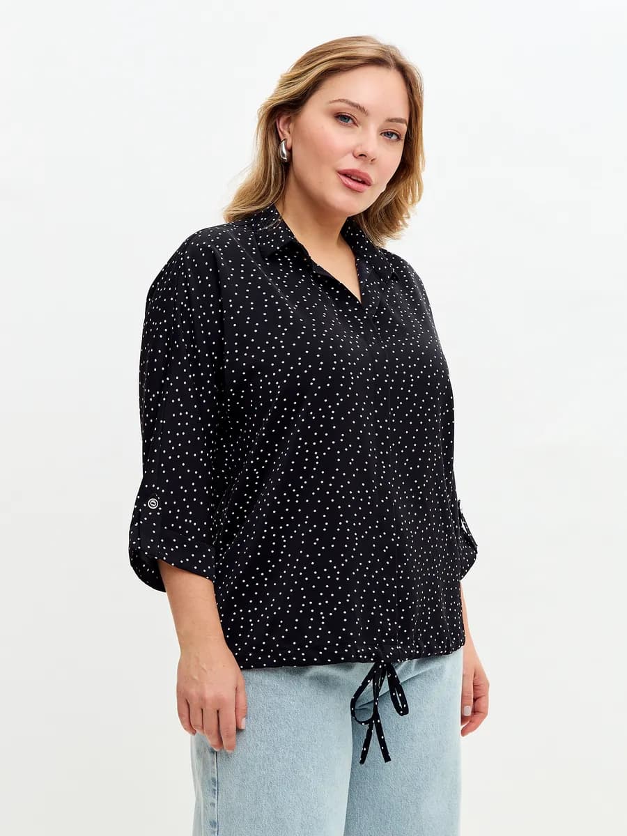 Блузка нарядная офисная больших размеров