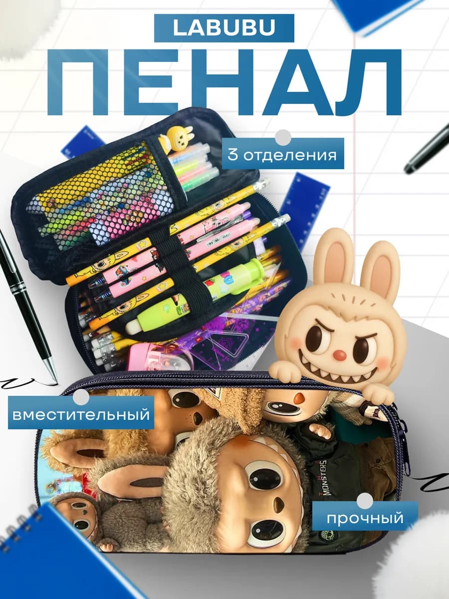 Большой пенал школьный