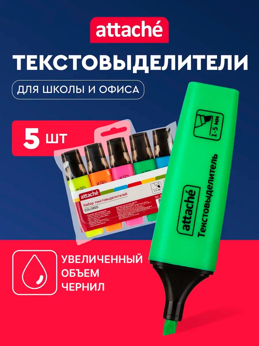 Текстовыделители маркеры набор