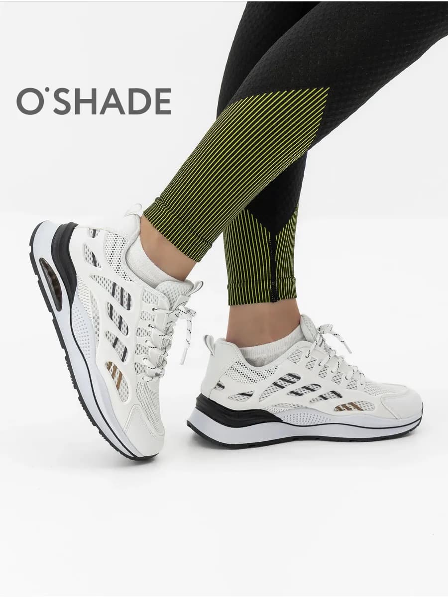 Кроссовки белые женские спортивные