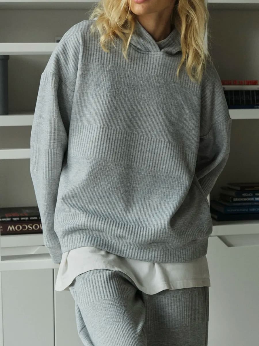 Спортивный костюм оверсайз осенний брючный