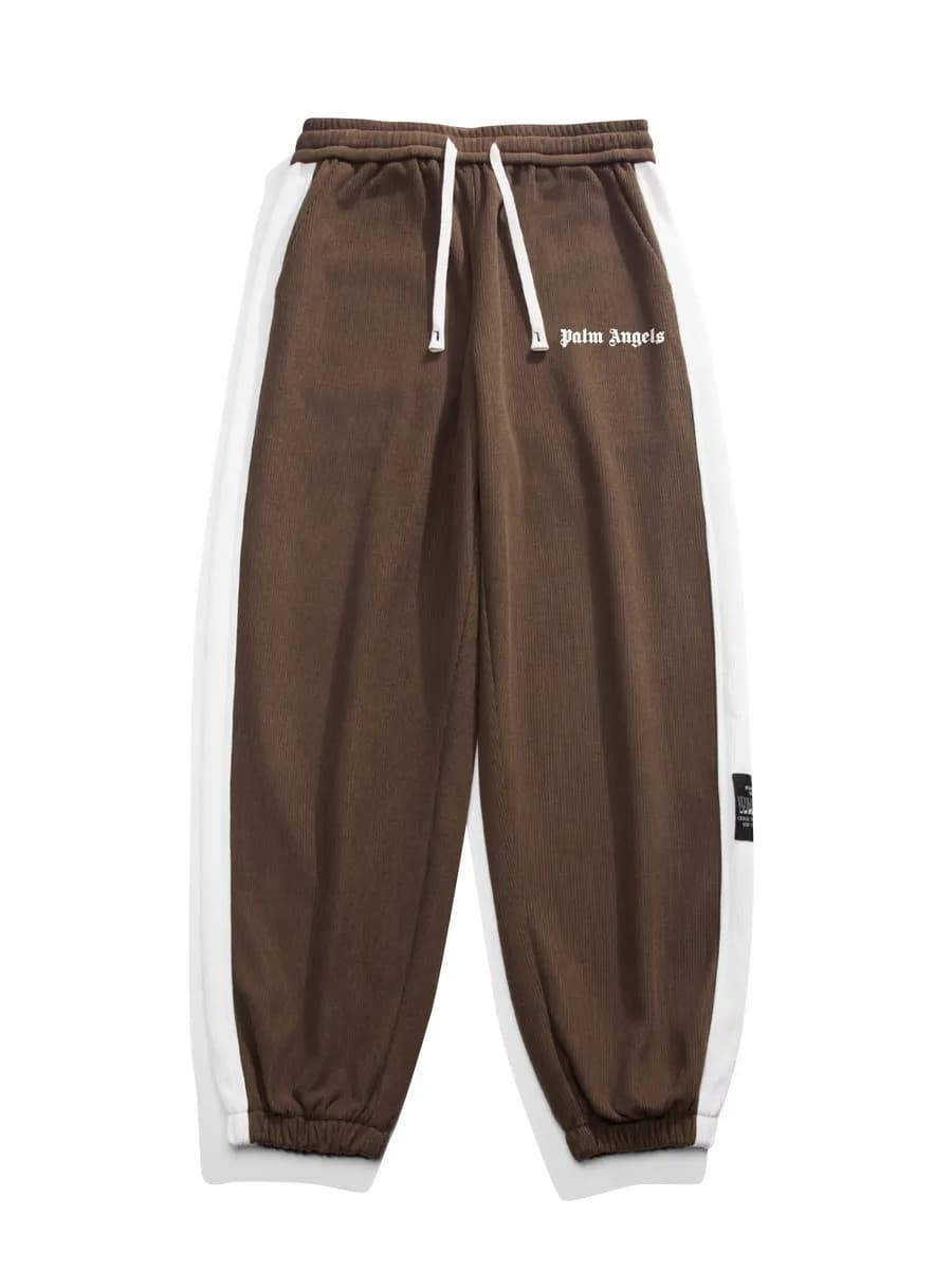 брюки спортивные на резинке оверсайз теплые зимние