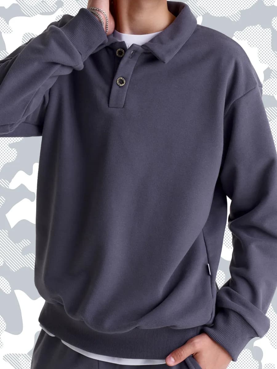 Свитшот оверсайз для мальчика в школу подростковый