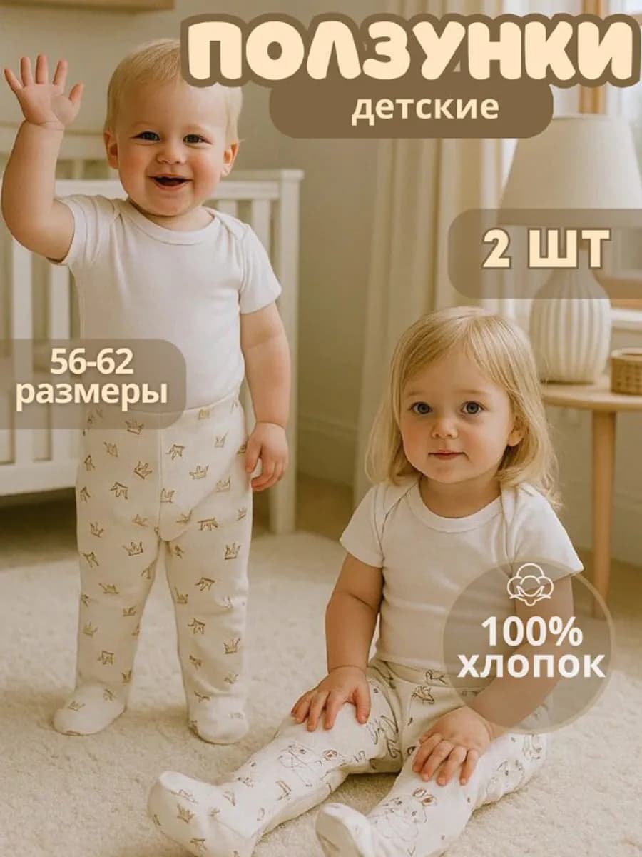 Ползунки для новорожденных