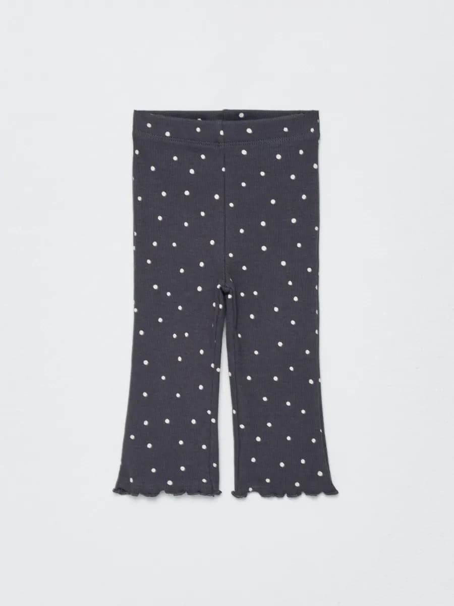 Брюки клеш для малышей трикотажные из хлопока