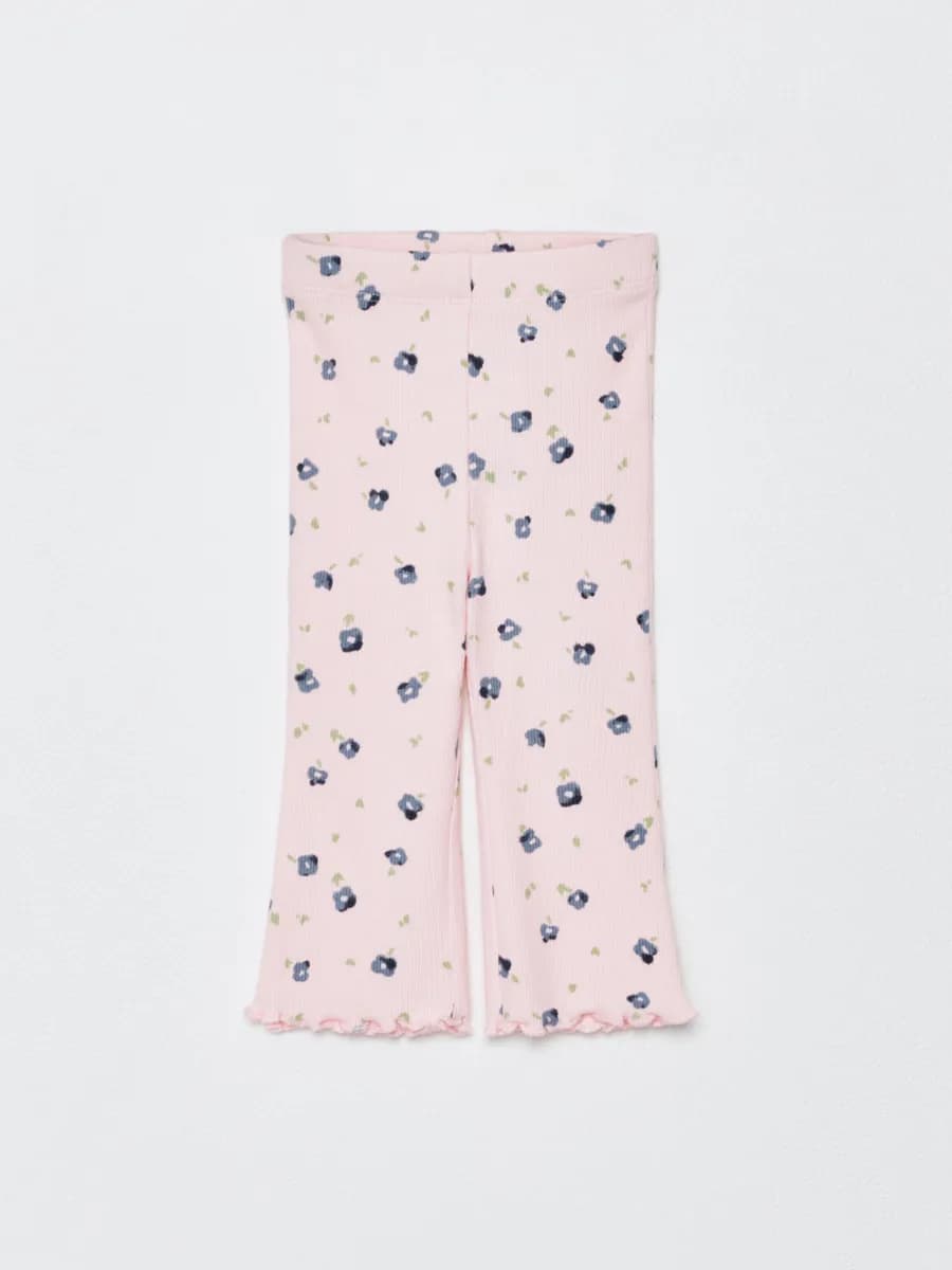 Брюки трикотажные в рубчик хлопок