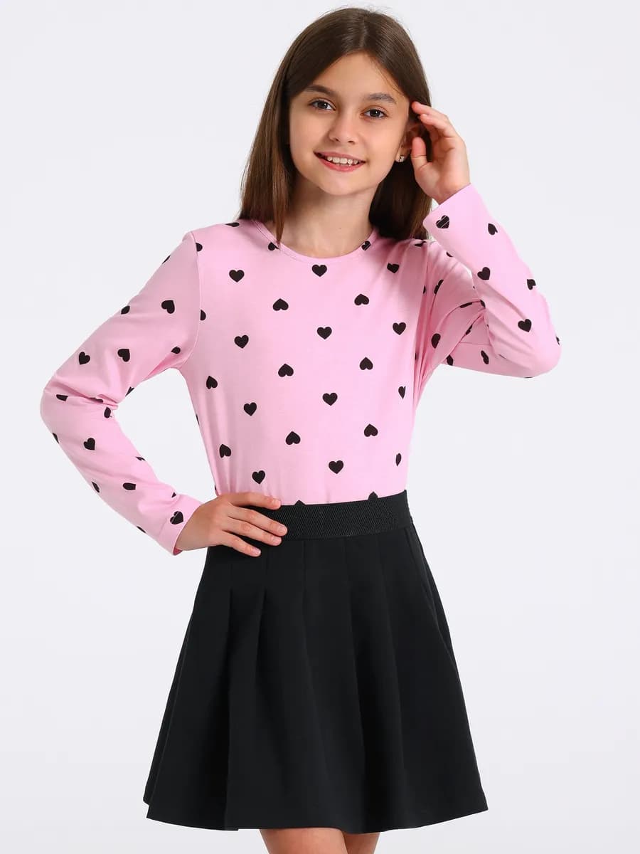 Лонгслив с принтом кофта хлопок 100%