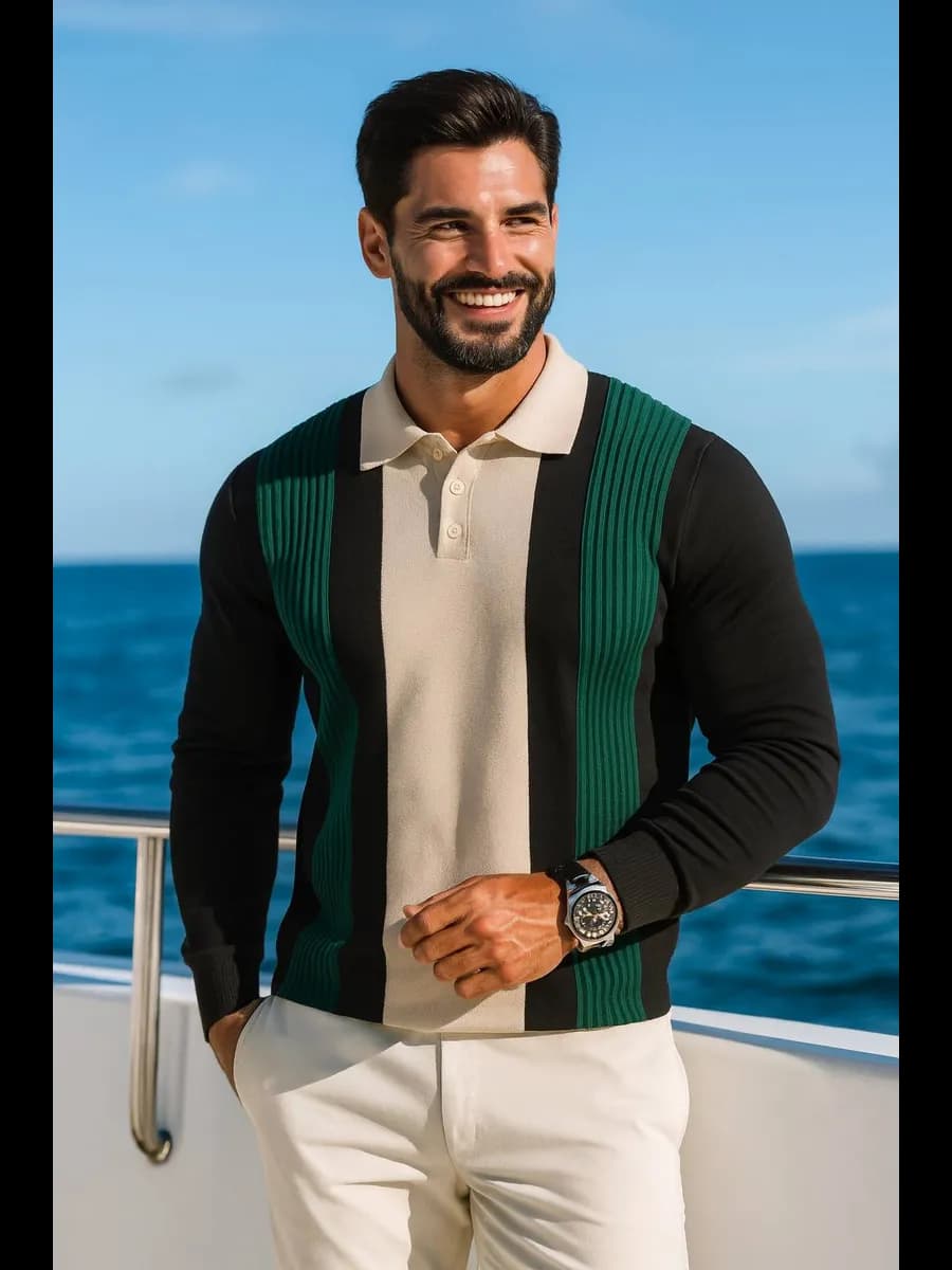 Джемпер вязаный old money пуловер с горлом