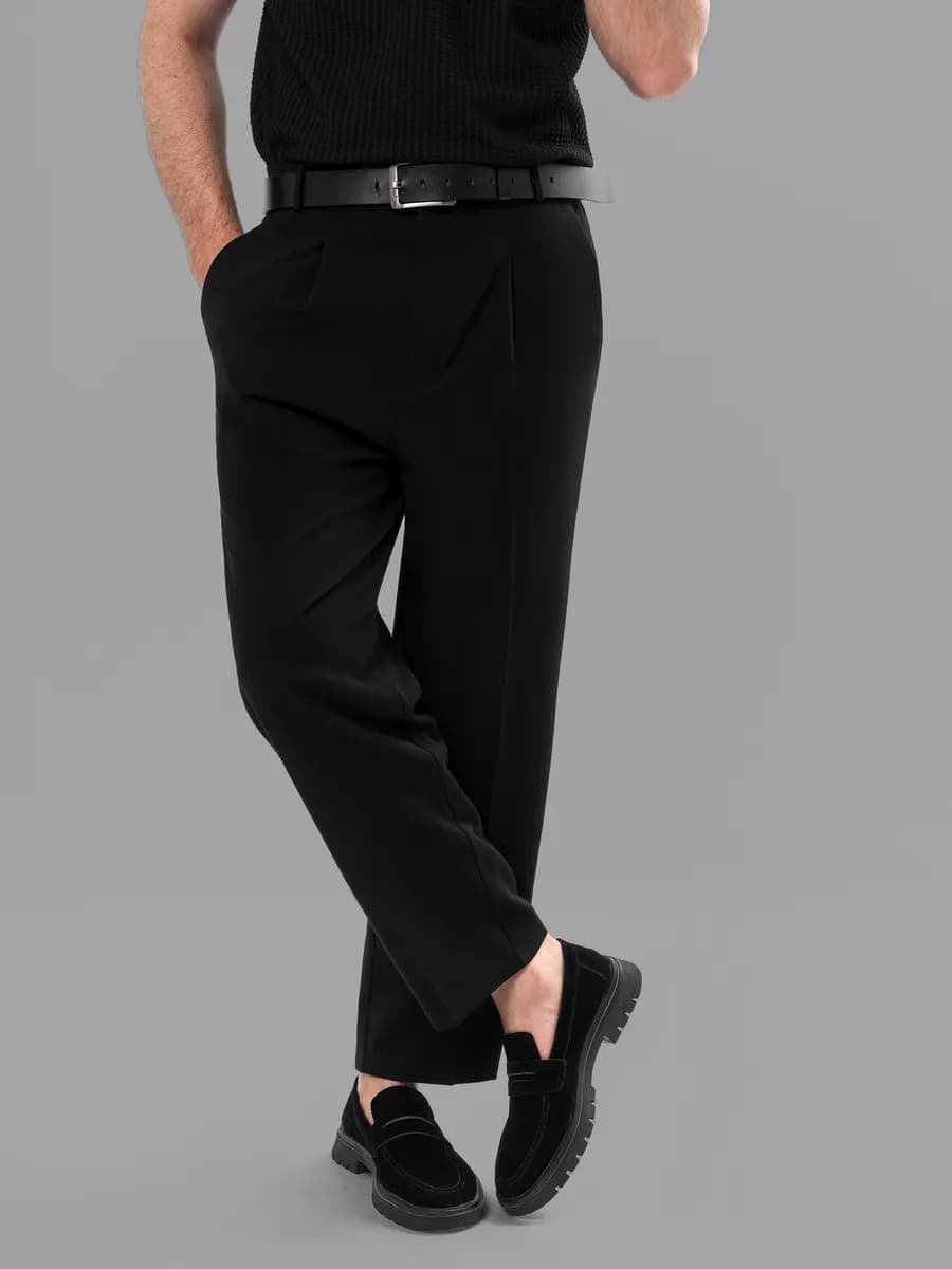 Классические брюки со стрелками широкие