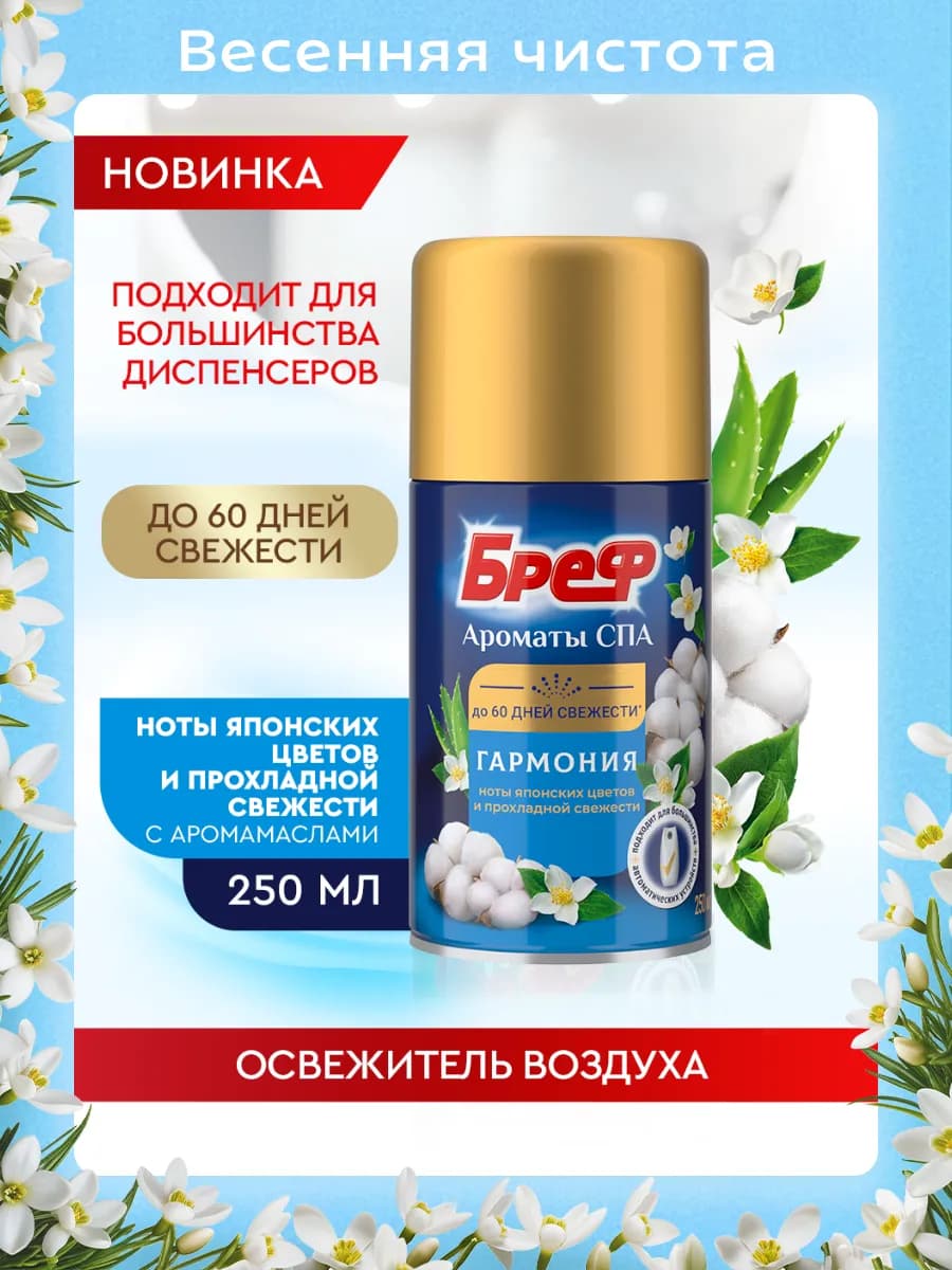 Освежитель воздуха, сменный баллон для распылителя, 250 мл - фото 1