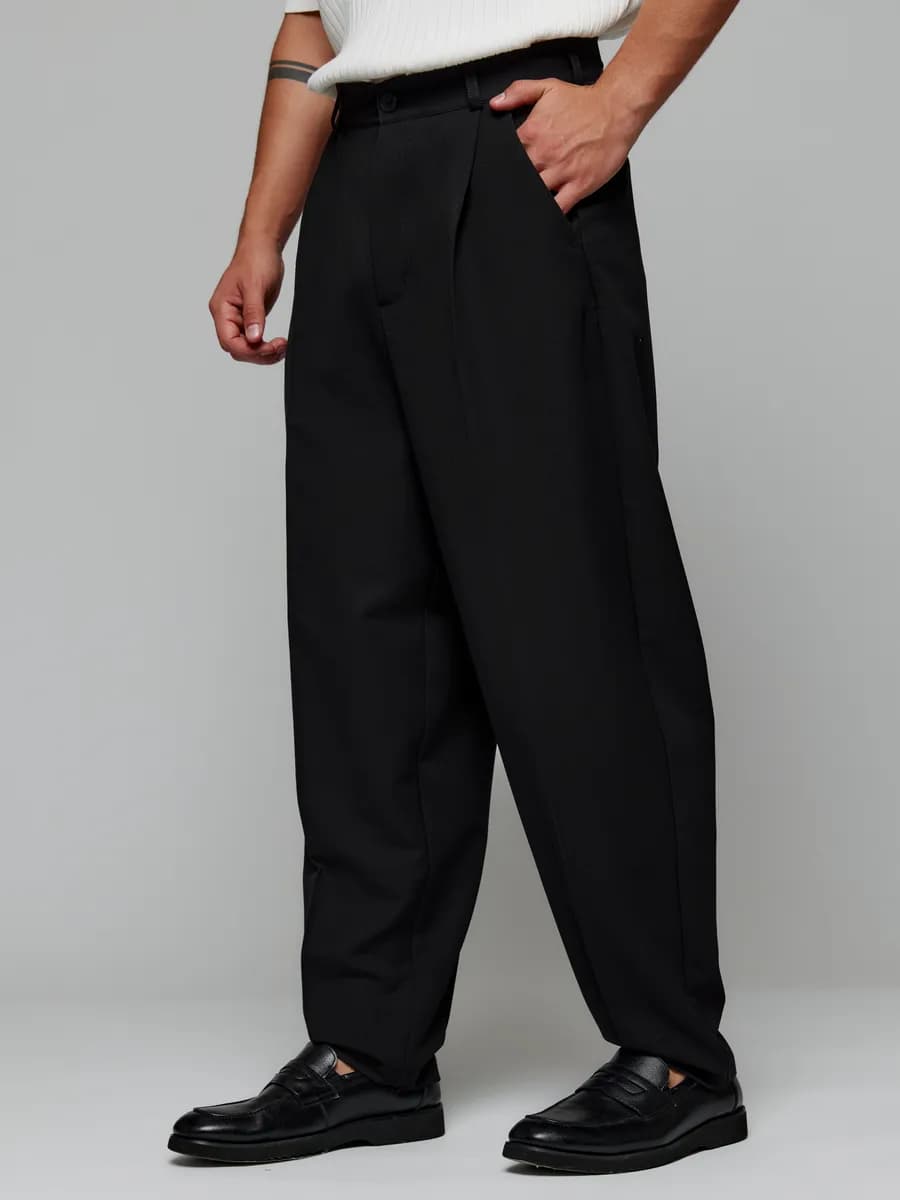 Брюки классические широкие оверсайз