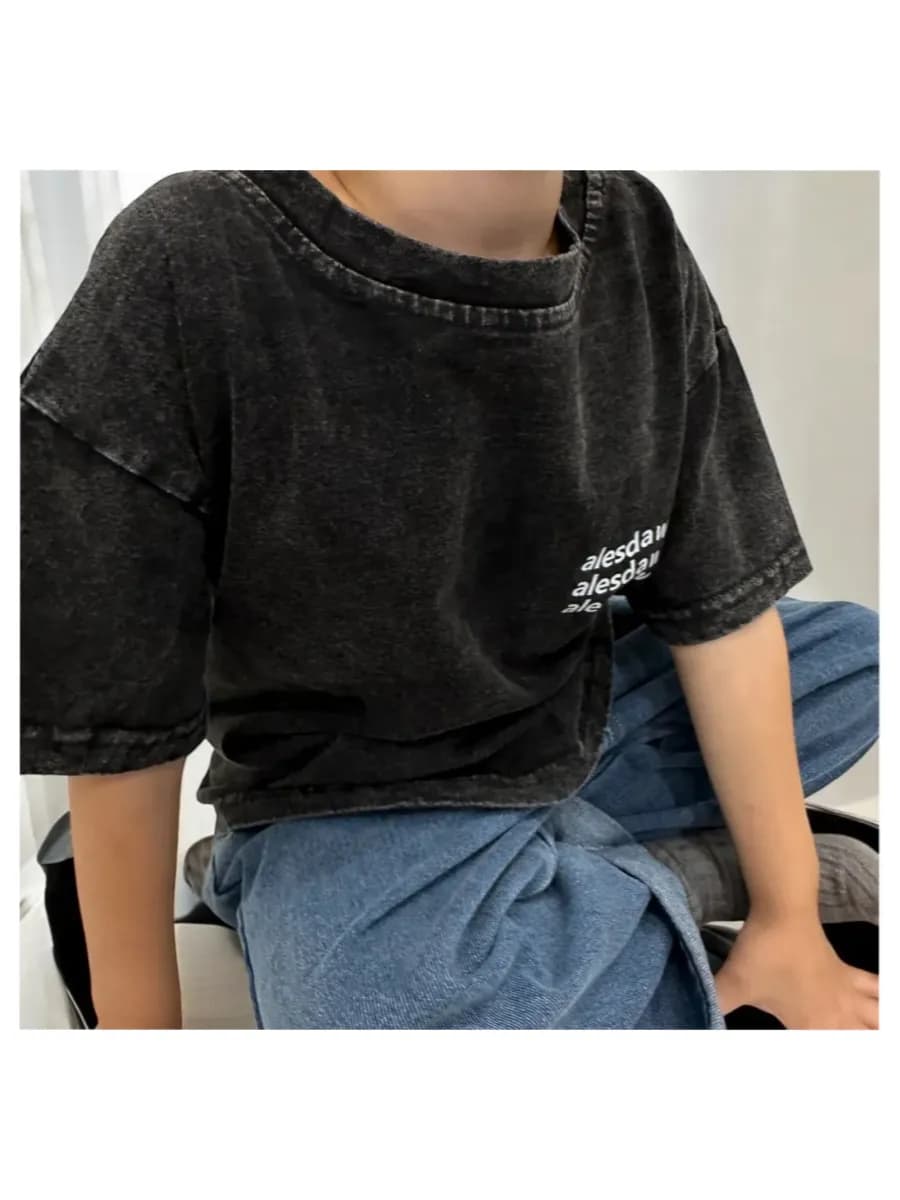 Футболка детская оверсайз варенка