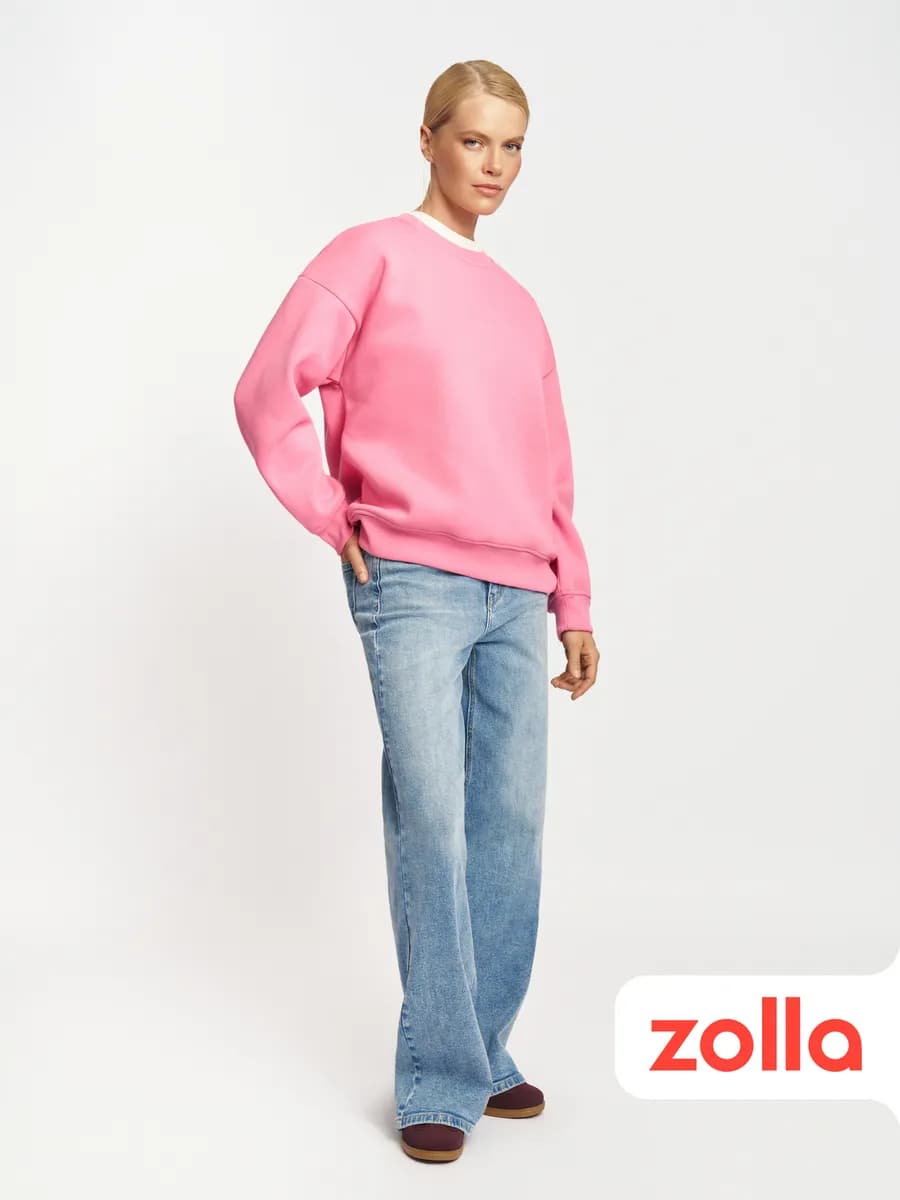 Женский тёплый свитшот с начёсом