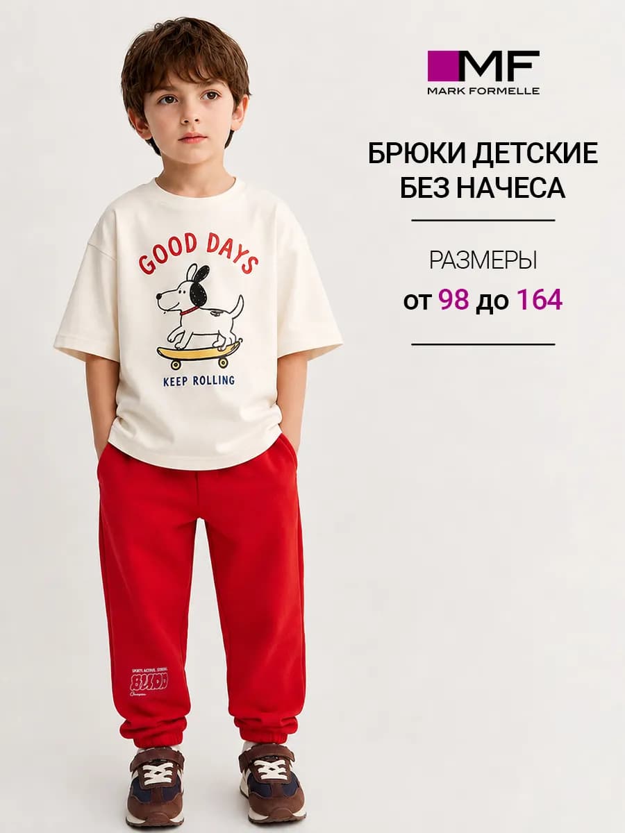 Брюки джоггеры без начеса