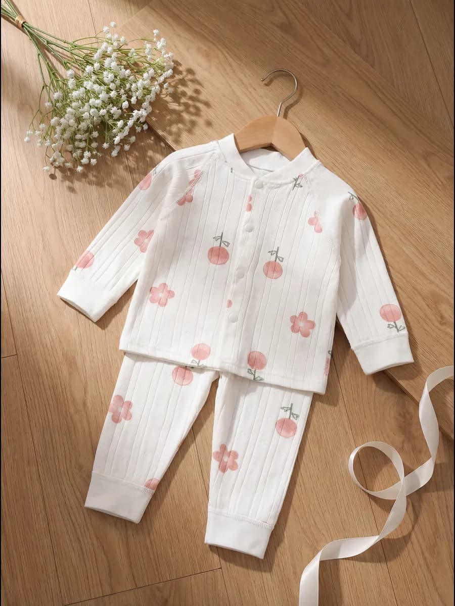 Комплект для малыша распашонка и ползунки