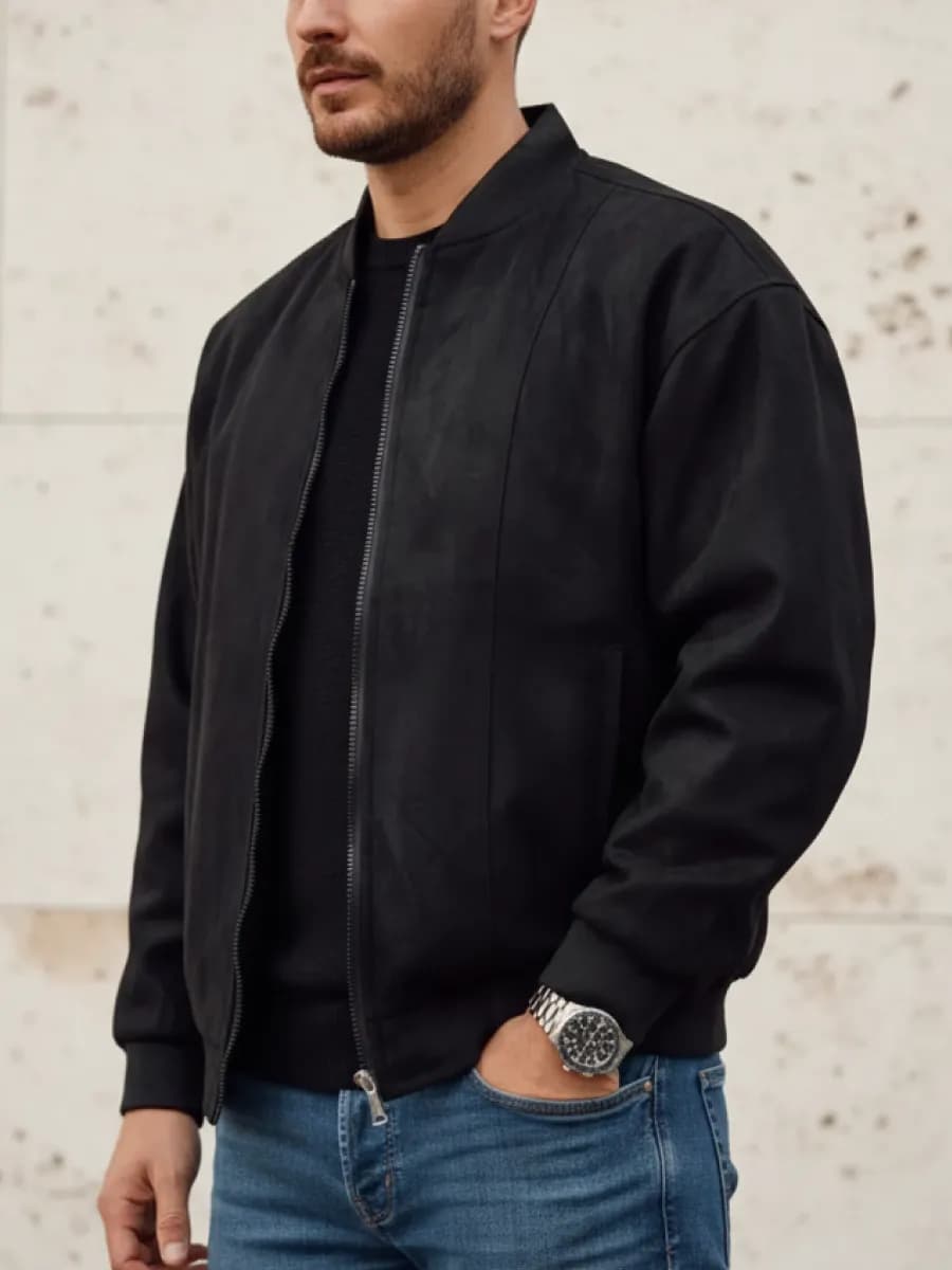 Бомбер утепленный куртка демисезонная