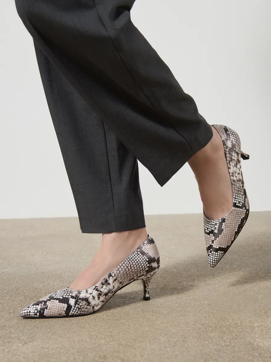 Туфли на каблуке натуральная кожа