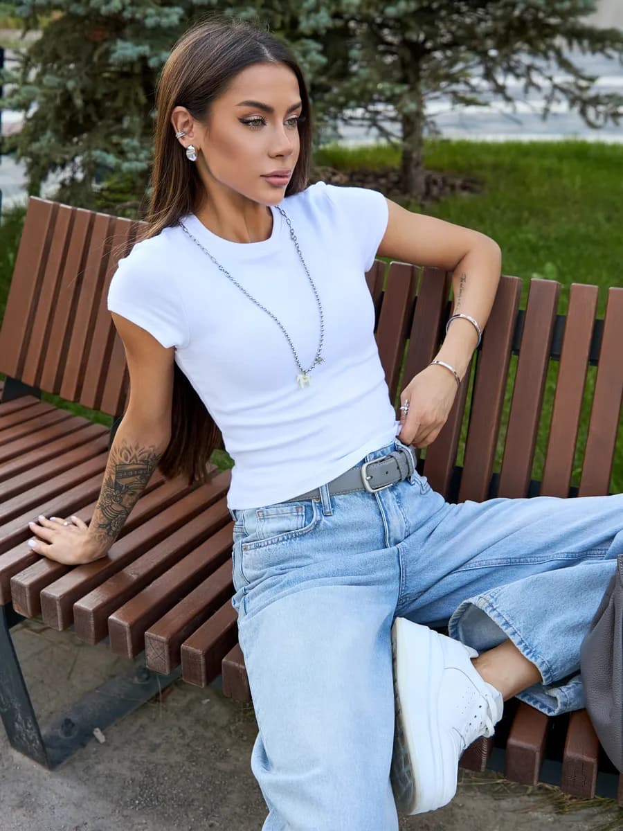 Футболка топ скимс - фото 1