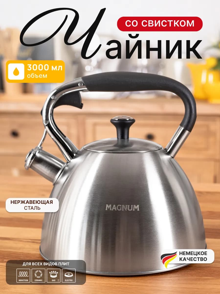 Чайник для плиты со свистком