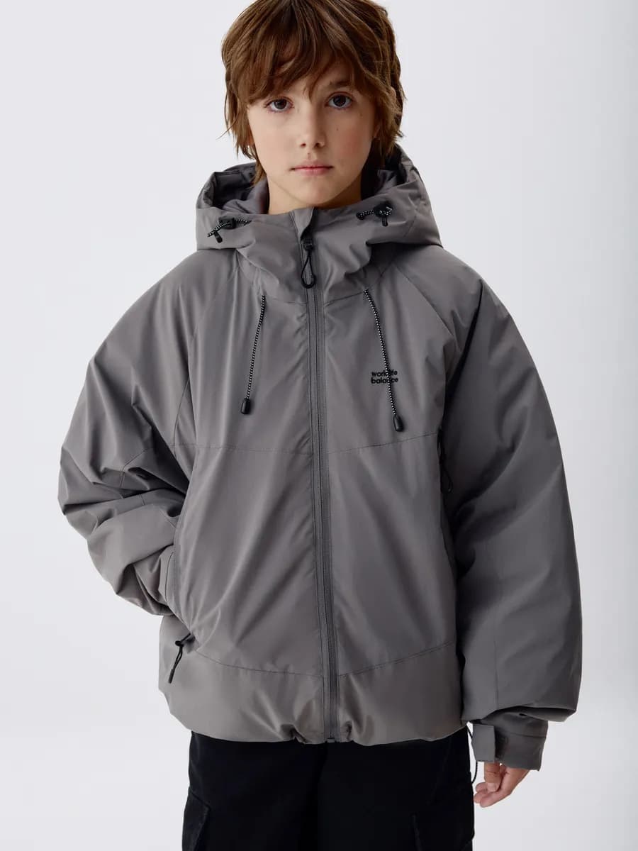 Демисезонная куртка с капюшоном подростковая