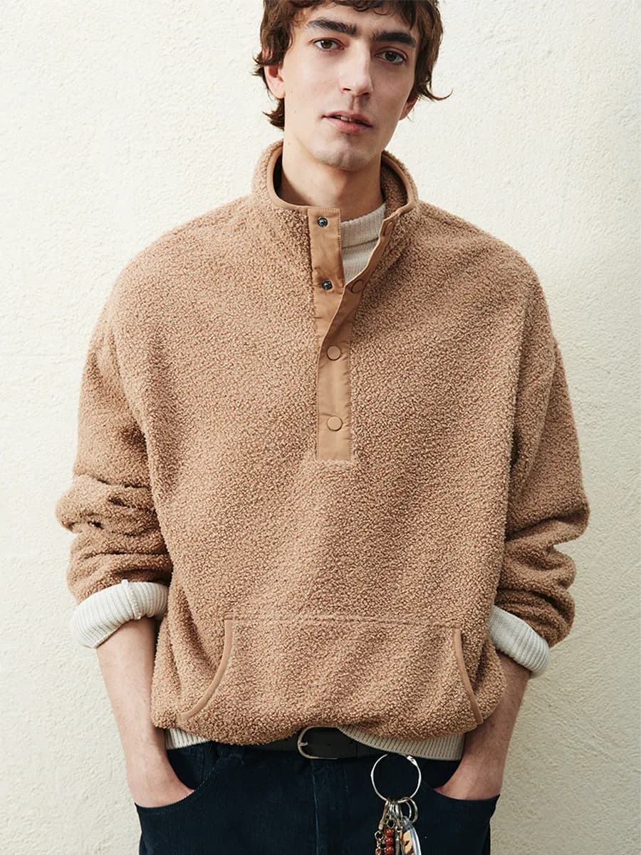 Толстовка флисовая с карманом