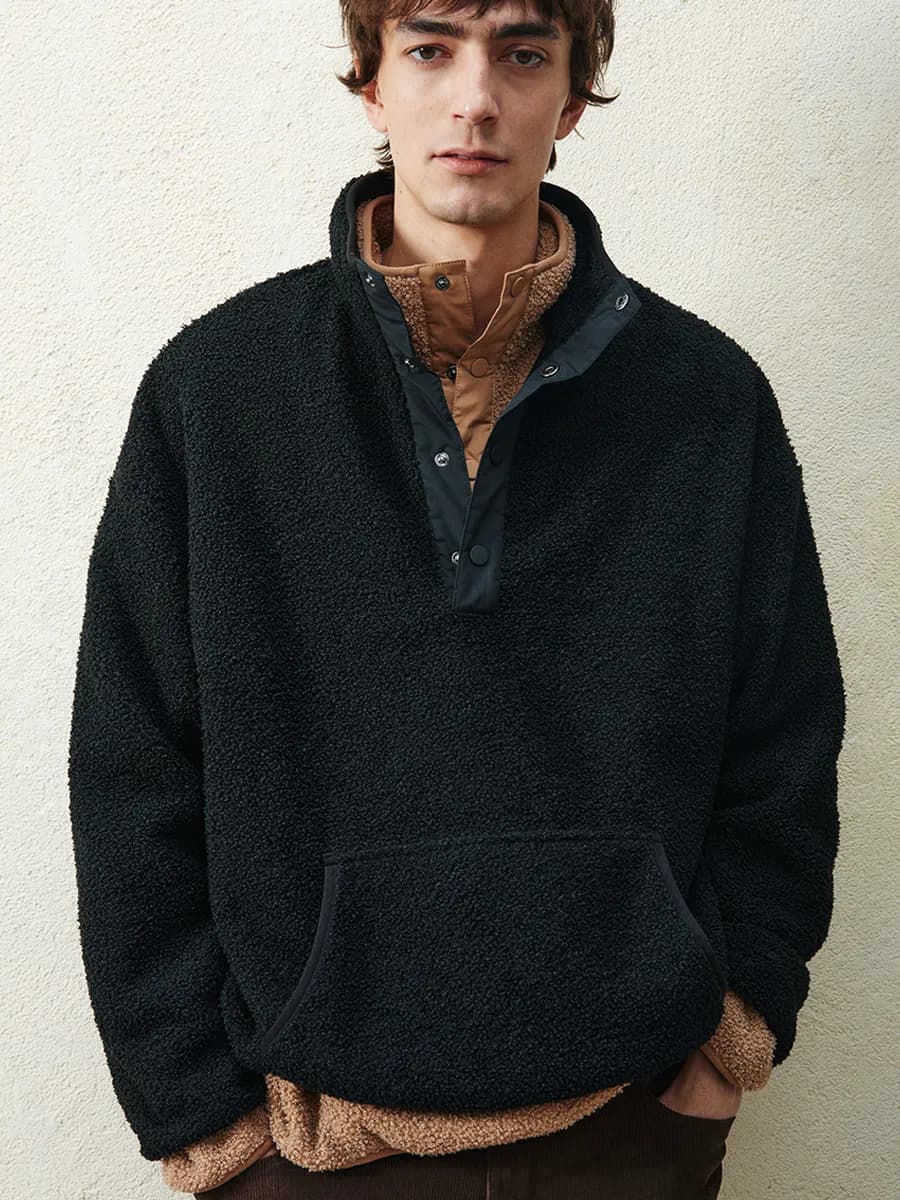 Толстовка флисовая с карманом