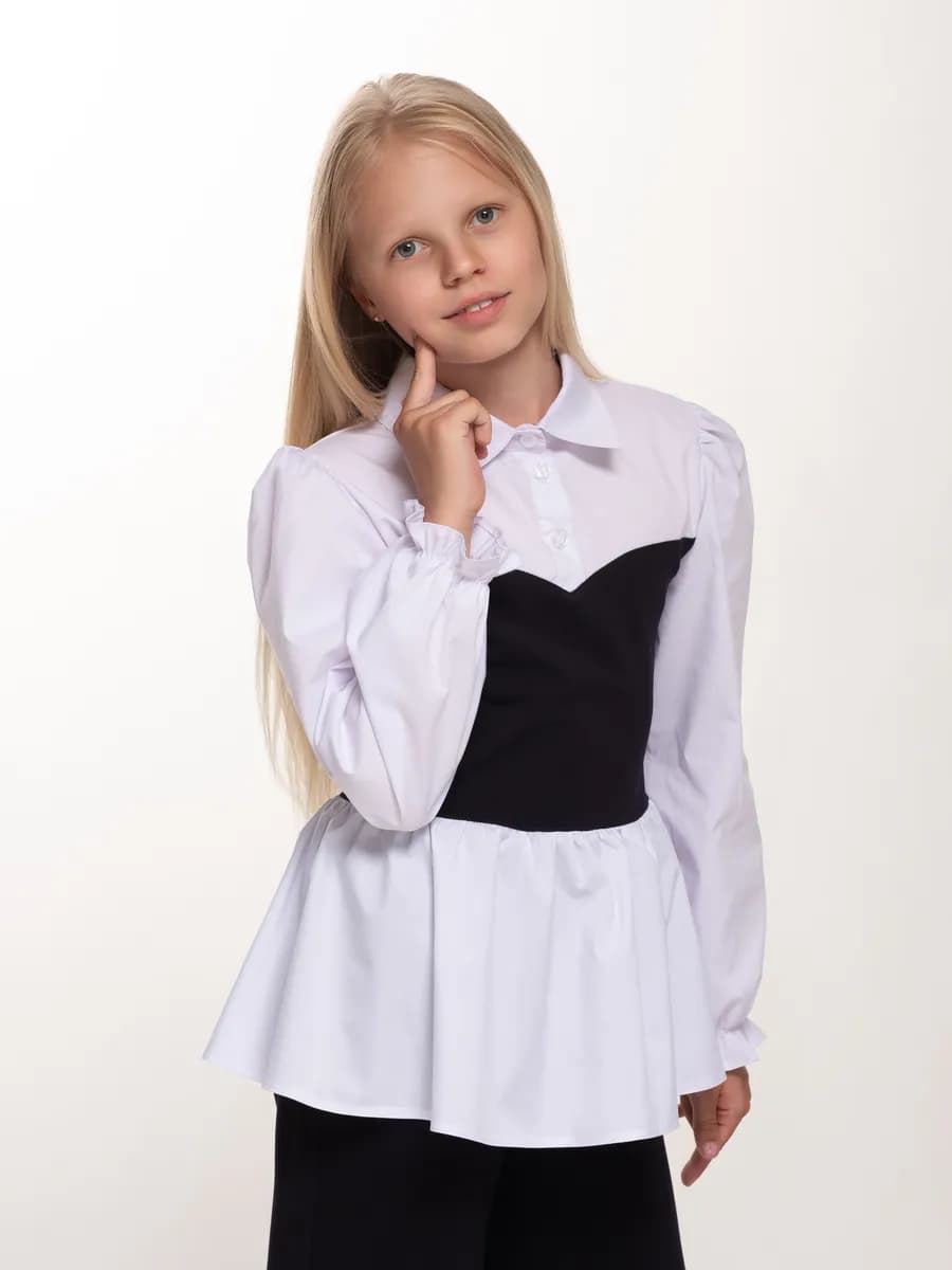 Обманка блузка в школу