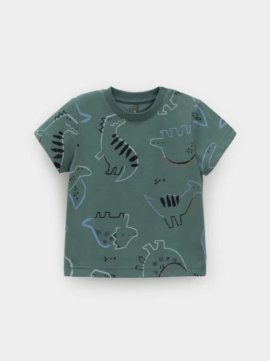 Хлопковая футболка для мальчика - фото 1