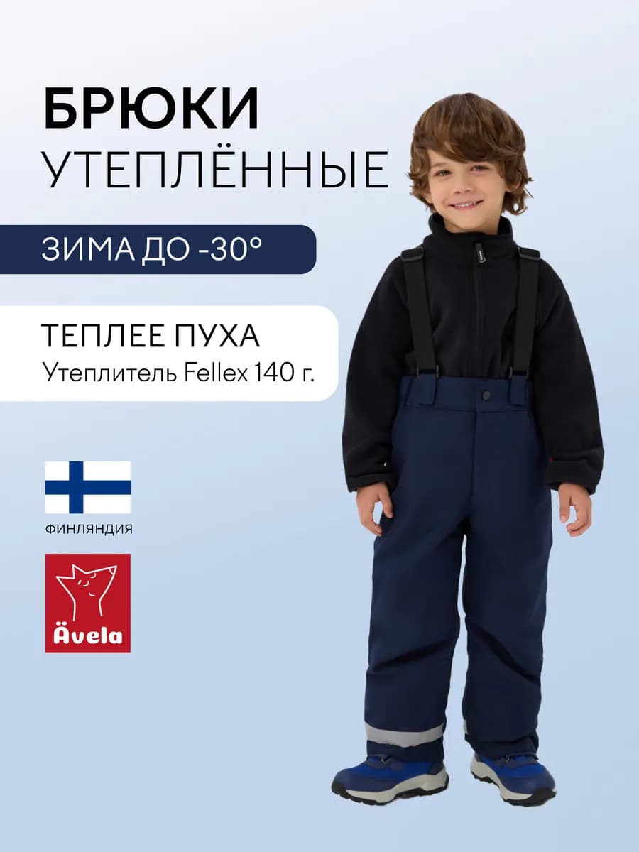 Штаны зимние для мальчика мембрана 5000