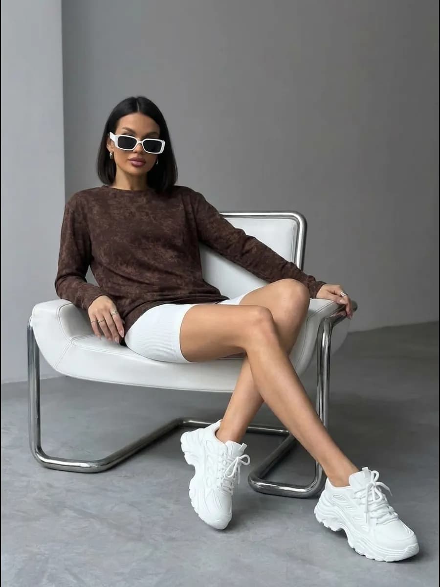 Лонгслив оверсайз варенка