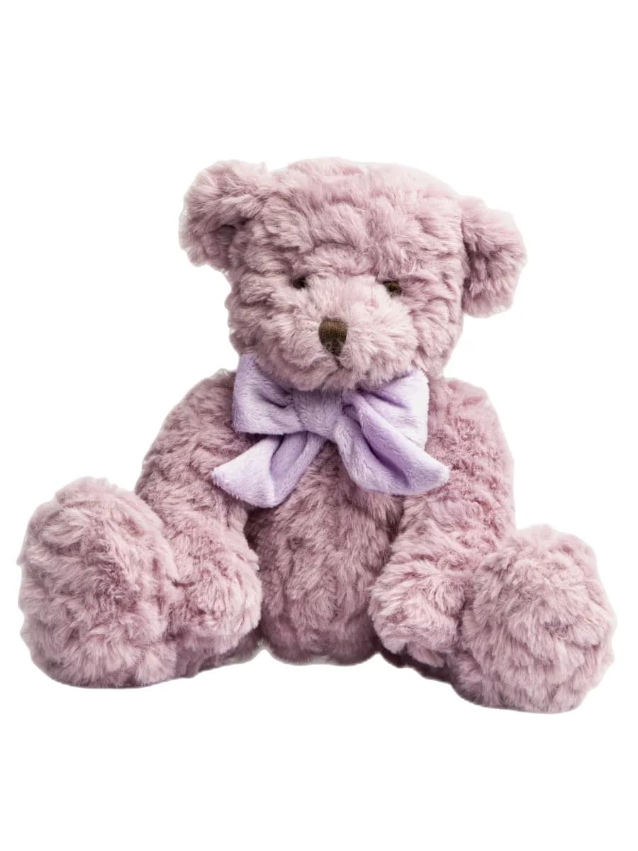 Мишка фиолетовый Никки 22 см, коллекция Curls