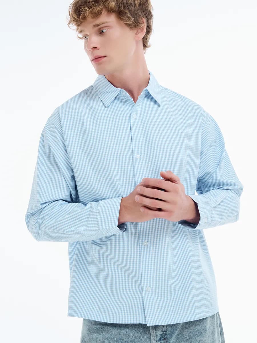 Классическая рубашка в клетку