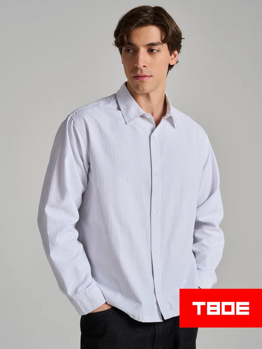 Классическая рубашка в полоску