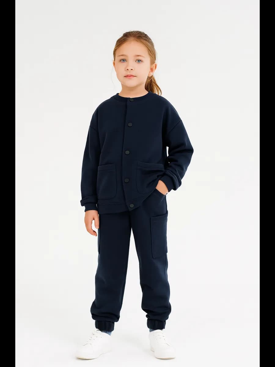 Джоггеры с карманами из футера - фото 1