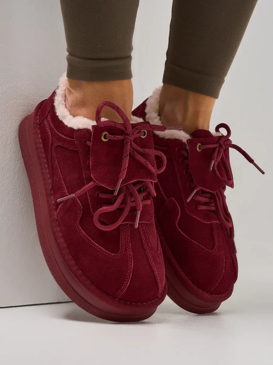 Ботинки женские зимние замшевые