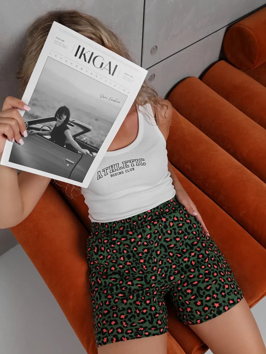 Шорты спортивные трикотажные для дома