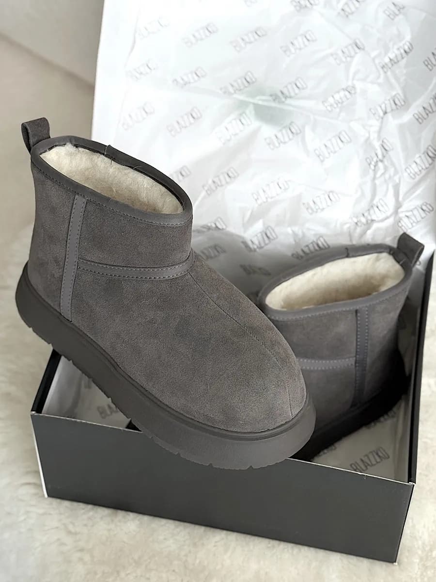 Зимние угги платформа