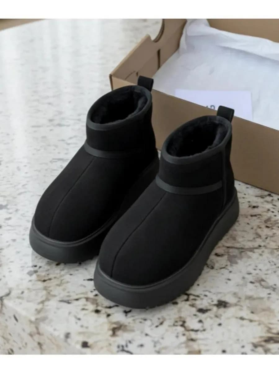 Зимние угги платформа