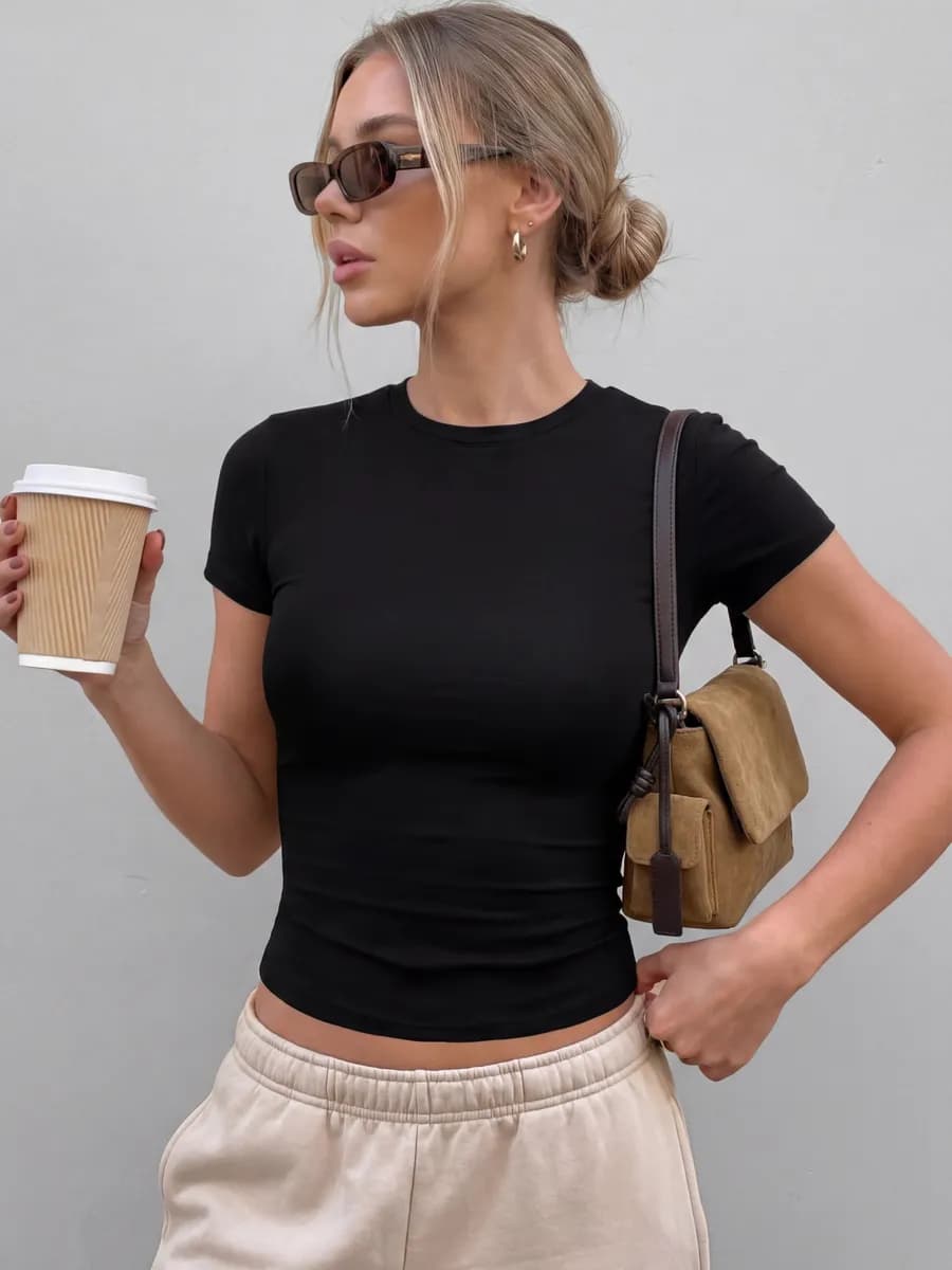 Футболка скимс базовая - фото 1