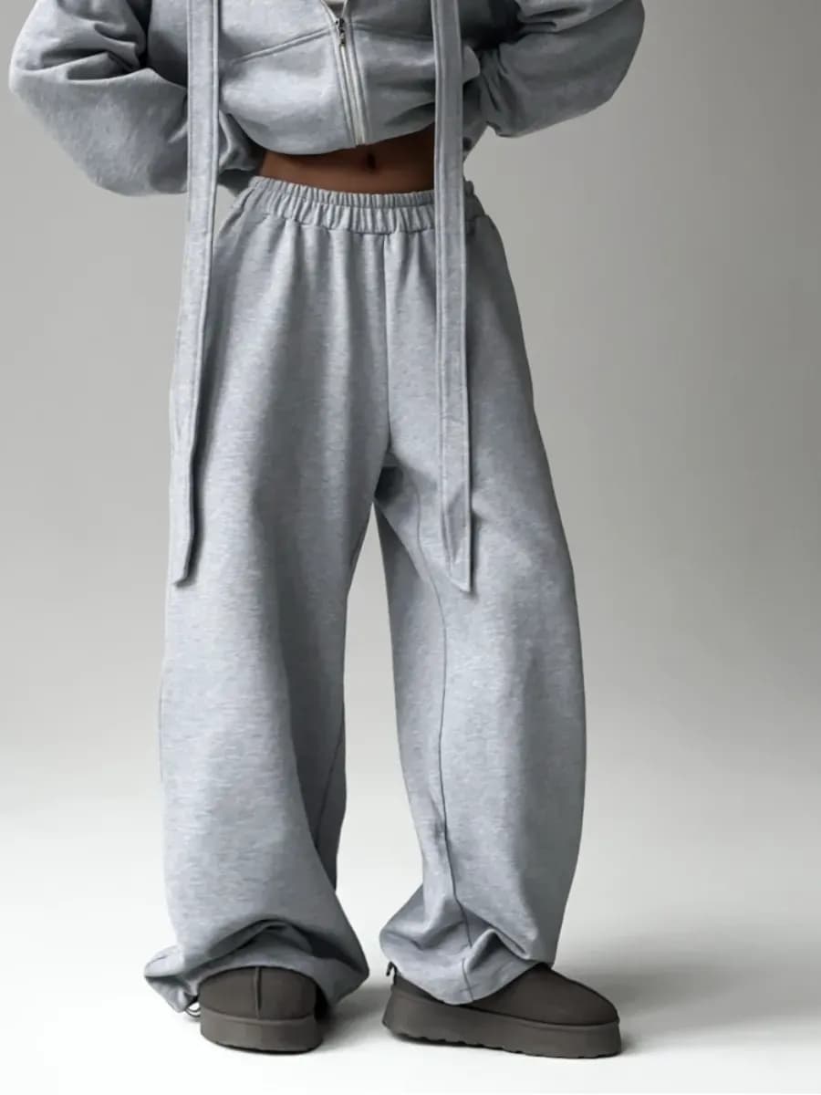 Штаны спортивные оверсайз джоггеры палаццо