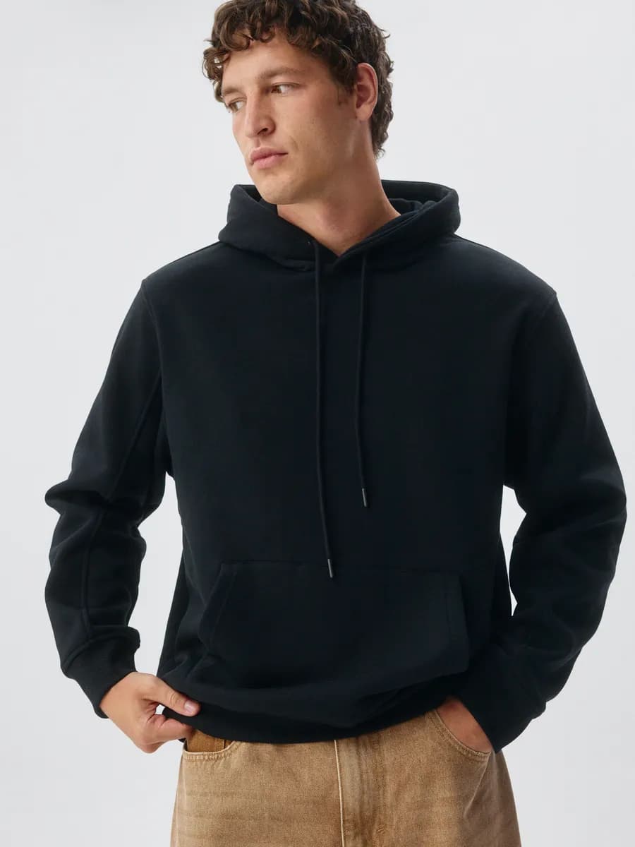 Толстовка худи базовая с капюшоном