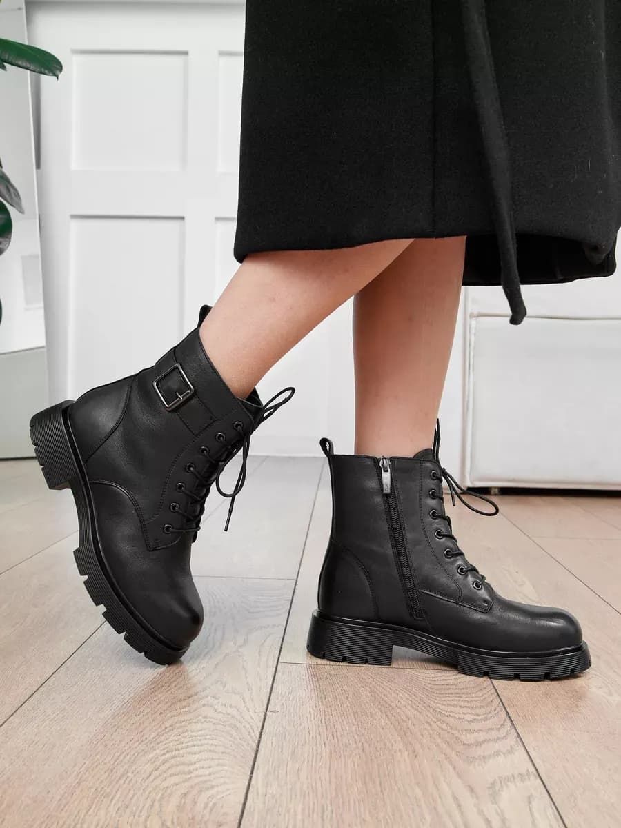 Ботинки зимние натуральная кожа и мех