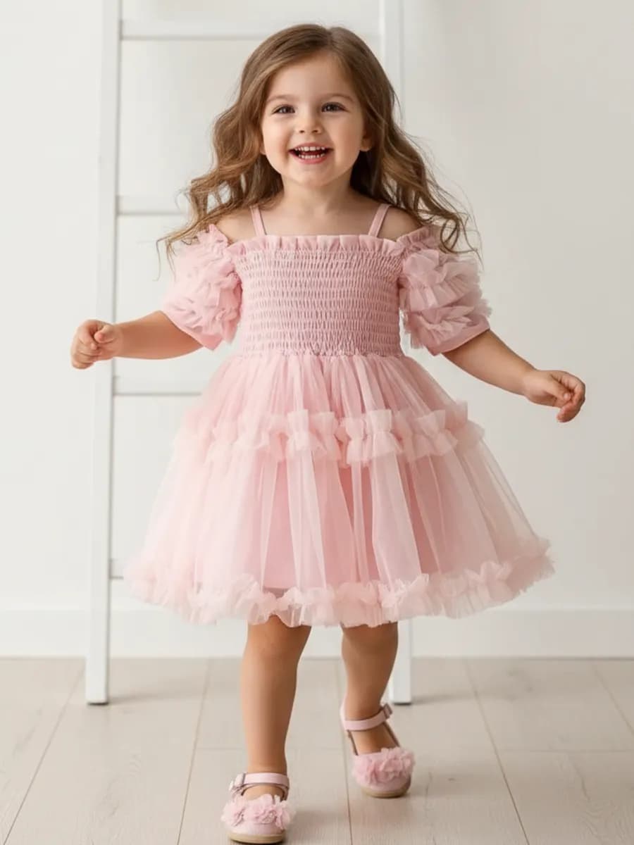 Платье пышное детское в садик на праздник