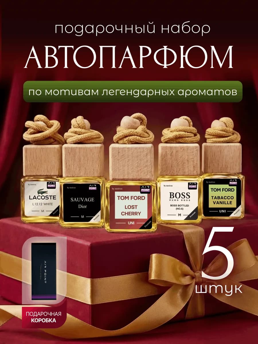 Ароматизатор в машину автопарфюм набор