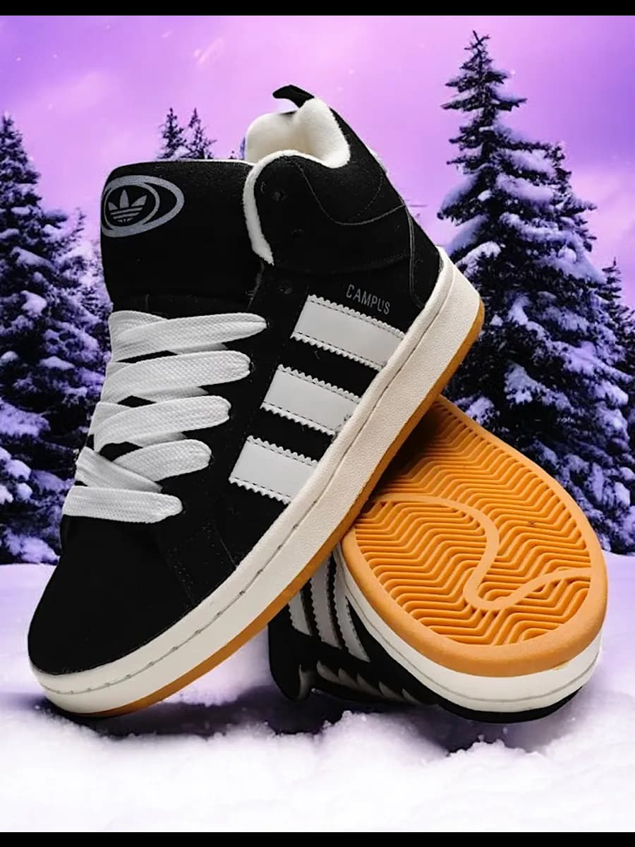 Кроссовки зимние высокие Campus с мехом