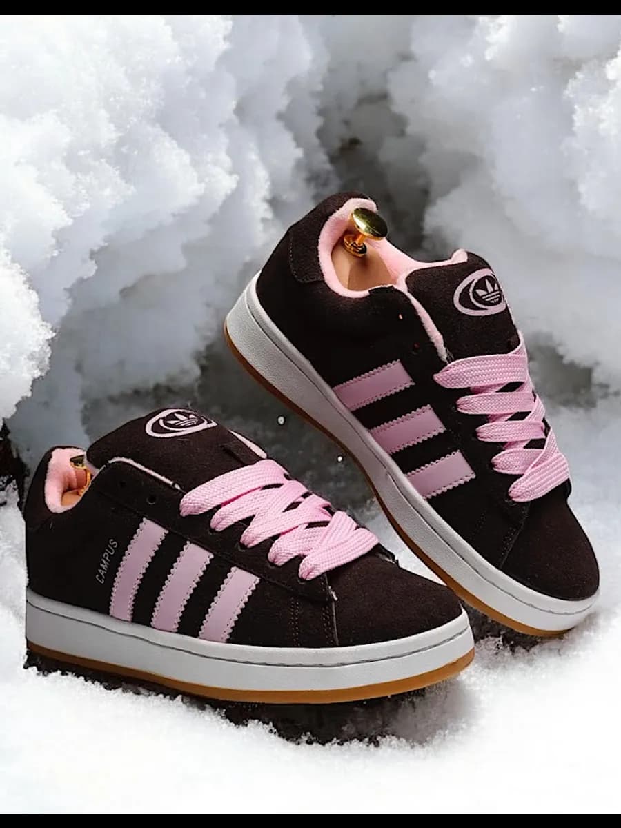 Кроссовки Кампусы зимние кеды женские с мехом