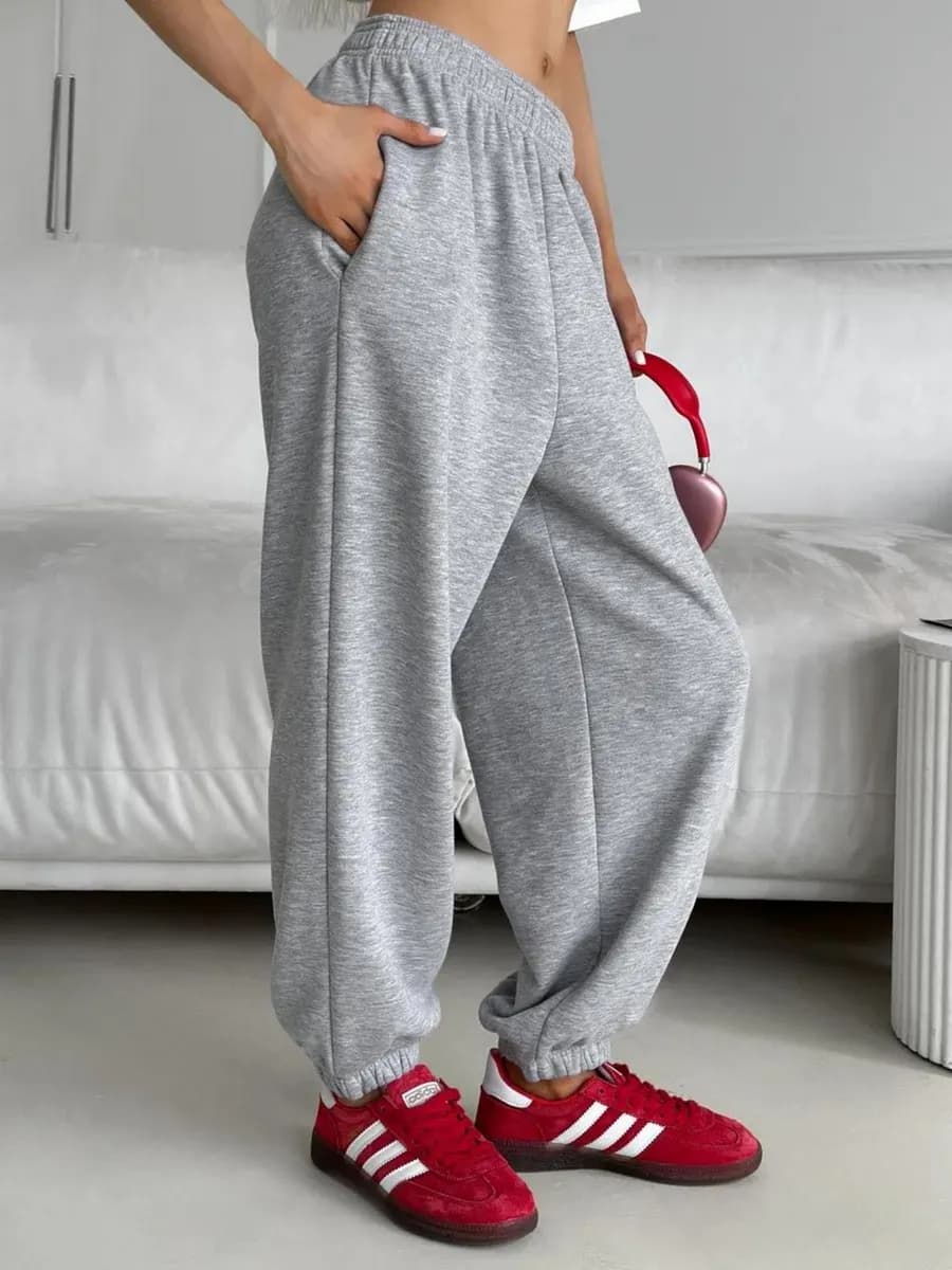 Спортивные штаны джоггеры оверсайз теплые