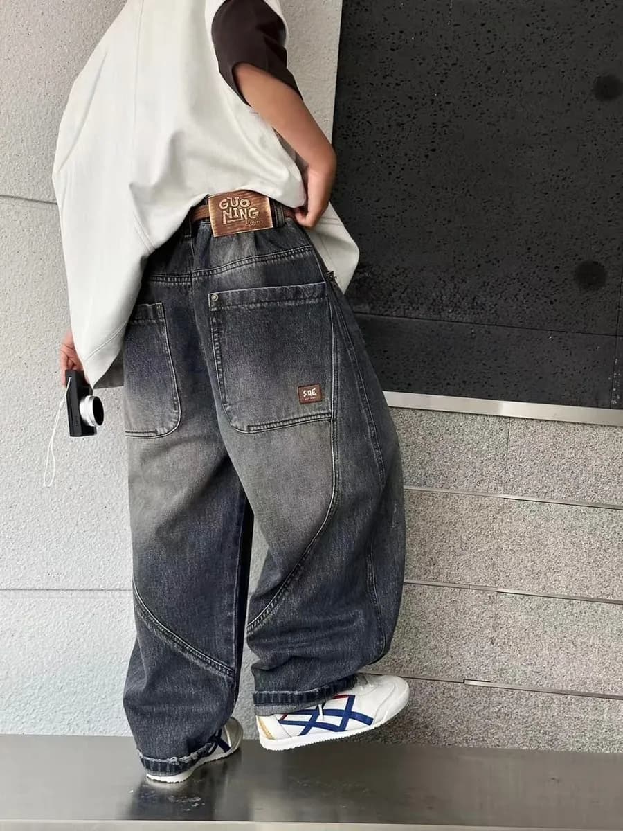 Джинсы багги - фото 1