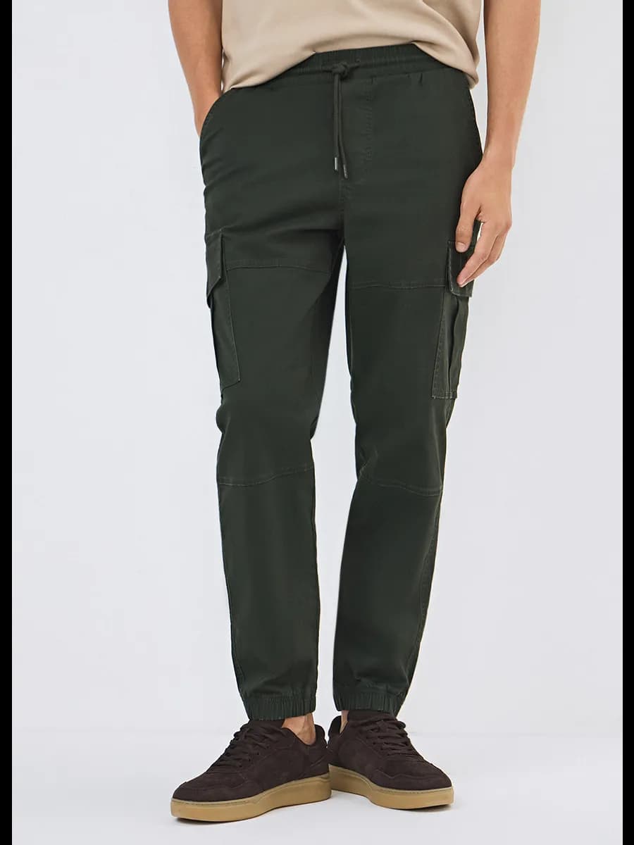 Брюки джоггеры на резинке