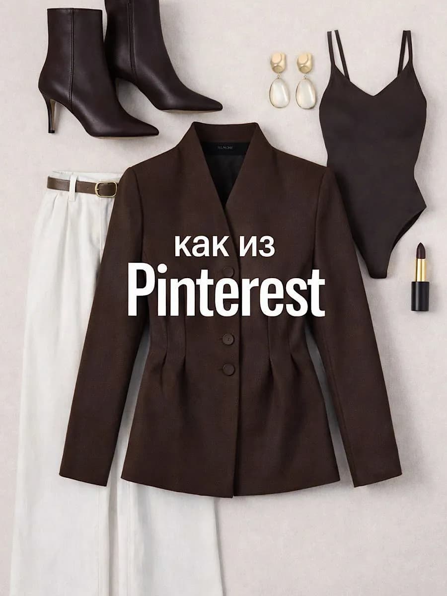 Пиджак приталенный удлиненный с баской